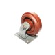 Fiber Heavy Duty Caster Trolley Wheels (Red)